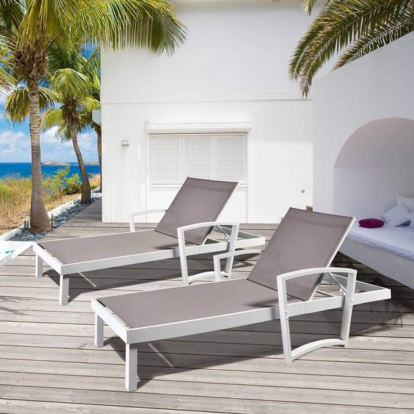 ATR Chaise Lounge Chair / Patio Beach Adjustable Reclining Chair
